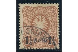 Tysk post i Tyrkiet 1884