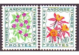 Andorra French postage due 1971