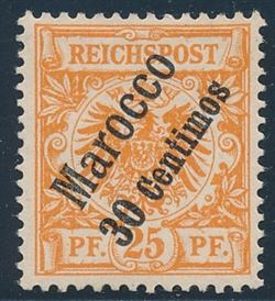Tysk post i Marokko 1899