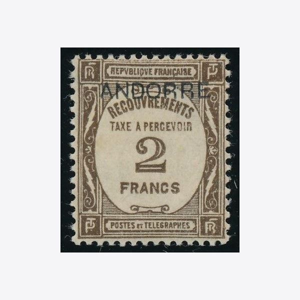 Andorra French postage due 1932