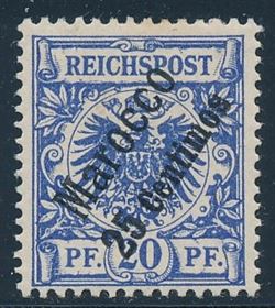 German Post in Morocco 1899