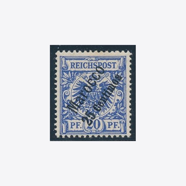 German Post in Morocco 1899