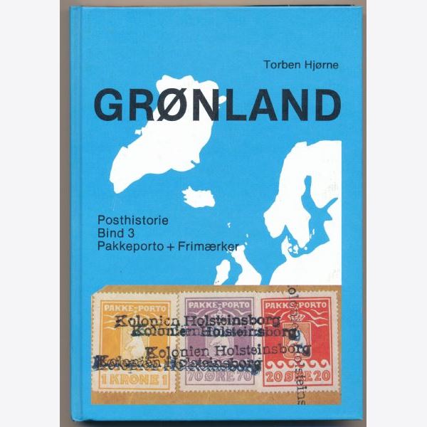 Ti indebære folder Grønland Torben Hjørne Bind 3 Posthistorie Dansk og engelsk tekst