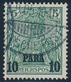 Tysk post i Tyrkiet 1900