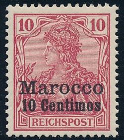 German Post in Morocco 1900