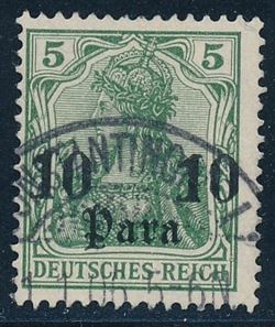 German Post in Turkey 1905