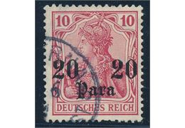 Tysk post i Tyrkiet 1906