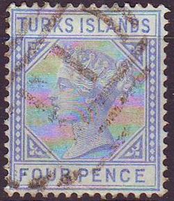 Turks & Caicos Islands 1881
