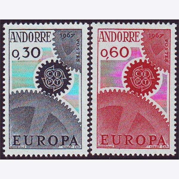 Andorra Fransk 1967