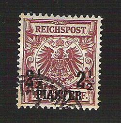 Tysk post i Tyrkiet 1889