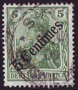 Tysk post i Tyrkiet 1908