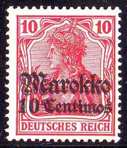 German Post in Morocco 1911
