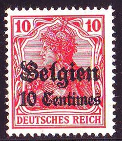 German Post in Belgium 1914