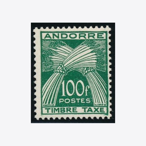 Andorra French postage due 1946