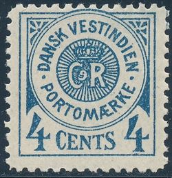 Dansk Vestindien Porto 1902