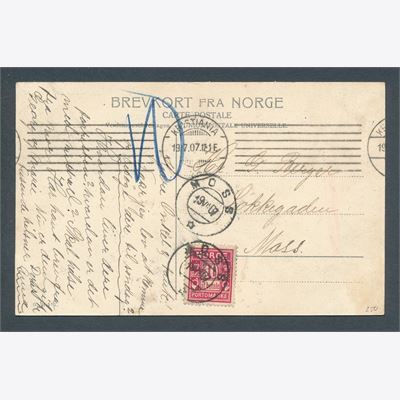 Norway Postage due 1907