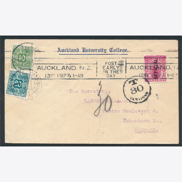 Denmark Postage due 1927