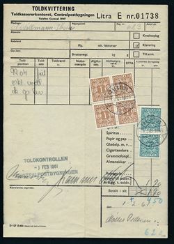 Denmark Postage due 1961