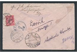 Norway Postage due 1912