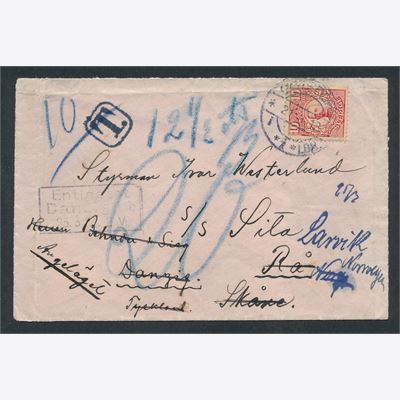 Norway Postage due 1912