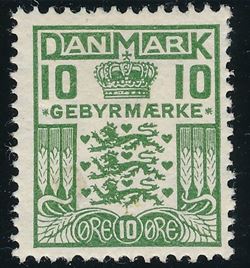 Denmark Late fee 1926