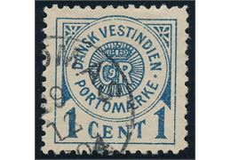 Dansk Vestindien Porto 1902