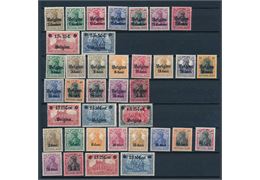 German Post in Belgium 1914-16
