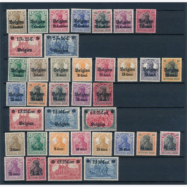 Tysk Post i Belgien 1914-16