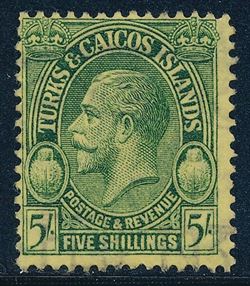 Turks & Caicos Islands 1928