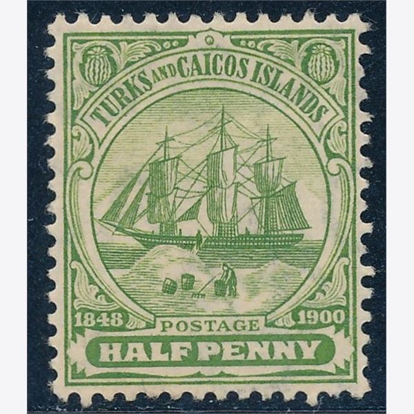 Turks & Caicos Islands 1905
