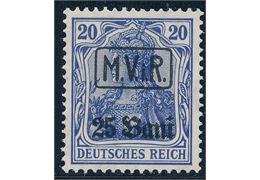 German Post in Romania 1917