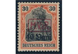 German Post in Romania 1917