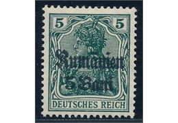 German Post in Romania 1918