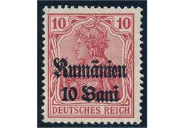 German Post in Romania 1918