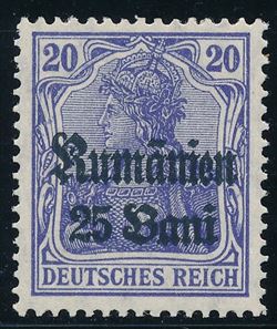 German Post in Romania 1918