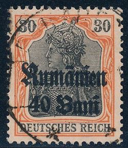 German Post in Romania 1918