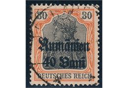 German Post in Romania 1918