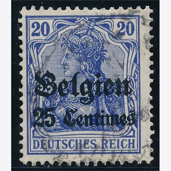 German Post in Belgium 1914