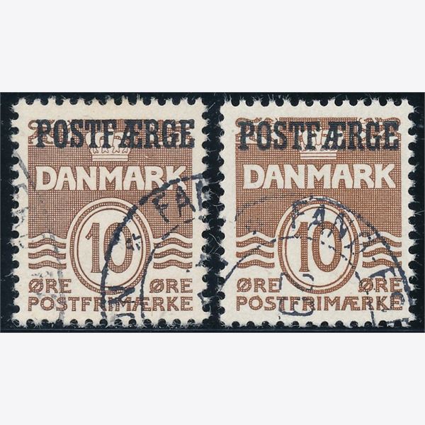 Danmark Postfærge 1938-39