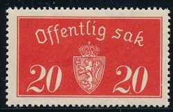 Norway Official 1933