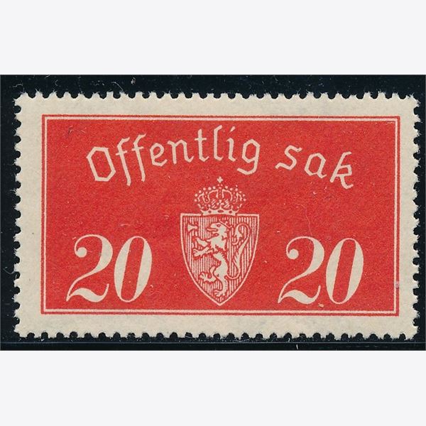 Norway Official 1933