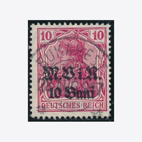 German Post in Romania 1917