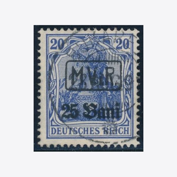 German Post in Romania 1917