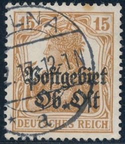 Postal area OB. OST. 1916