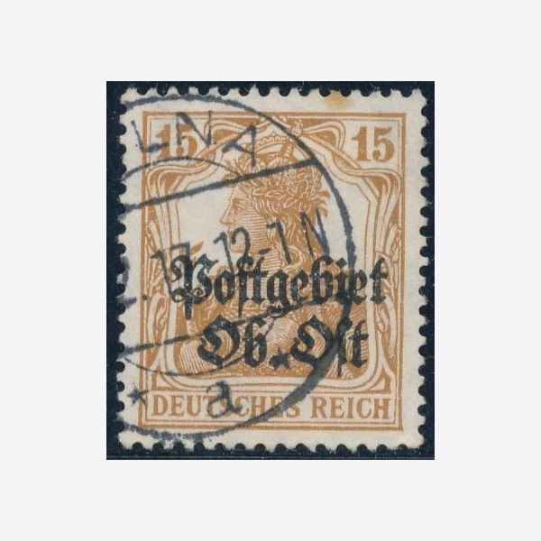 Postal area OB. OST. 1916