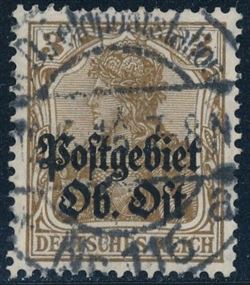 Postal area OB. OST. 1916