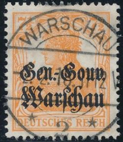 Postal area OB. OST. 1916