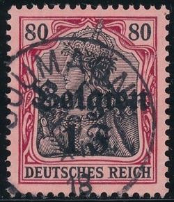 German Post in Belgium 1916