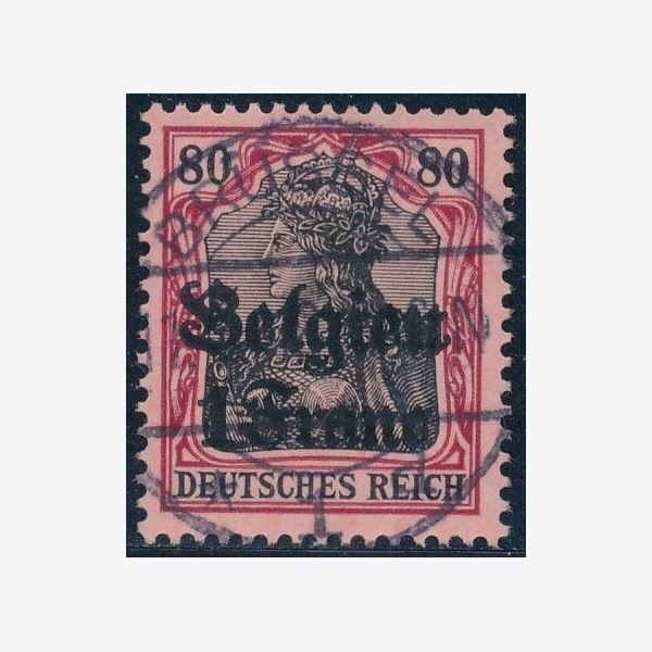 German Post in Belgium 1914